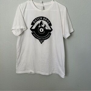 Dutch Bros northern  Colorado  White Graphic Tee RARE exclusive